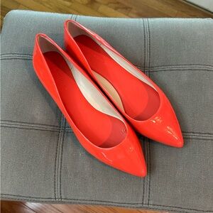 Orange Banana Republic Pointed Toe Flats